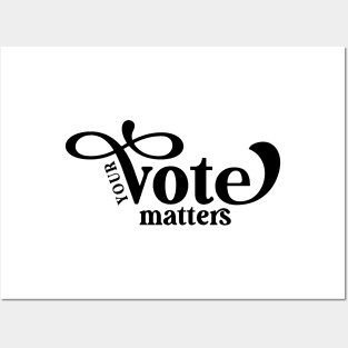 Your Vote Matters Posters and Art